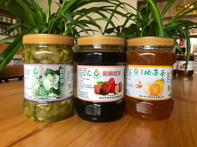 茉莉花花茶、桂圓紅棗花茶、柚子花茶